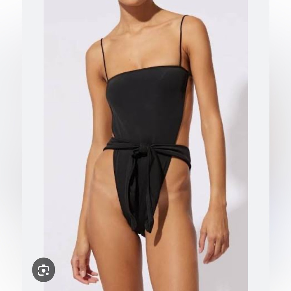 NEW The Solid & Striped Oona Black Sexy One Piece Swimsuit